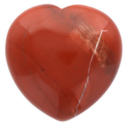 Cœur jaspe rouge 4,5 cm - pierre de protection et d'amour authentique de Herboristerie et Esotérisme à Libourne dans D040