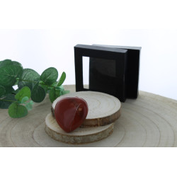 Cœur jaspe rouge 4,5 cm - pierre de protection et d'amour authentique de Herboristerie et Esotérisme à Libourne dans D040