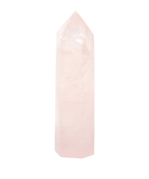 Pointe obélisque en quartz rose pour méditation et énergie positive de Herboristerie et Esotérisme à Libourne dans D040