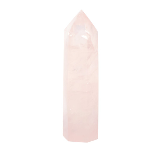 Pointe obélisque en quartz rose pour méditation et énergie positive de Herboristerie et Esotérisme à Libourne dans D040