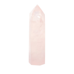 Pointe obélisque en quartz rose pour méditation et énergie positive de Herboristerie et Esotérisme à Libourne dans D040