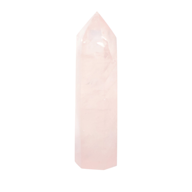 Pointe obélisque en quartz rose pour méditation et énergie positive de Herboristerie et Esotérisme à Libourne dans D040