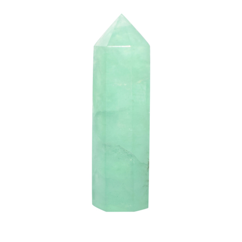 Pointe Obélisque Fluorite Énergétique pour Méditation et Harmonisation des Énergies de Herboristerie et Esotérisme à Libourne...
