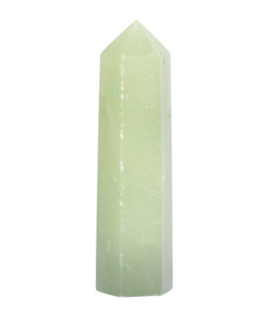 Pointe obélisque aventurine verte pour harmoniser votre espace spirituel de Herboristerie et Esotérisme à Libourne dans D040