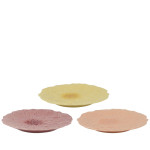 ASSIETTE FLEUR D20.5 H2.5CM 3COL de Décoration de la maison à Libourne dans K002