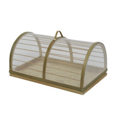 CLOCHE ALIMENTS BAMBOU NATUREL 29X19CM de Décoration de la maison à Libourne dans K002