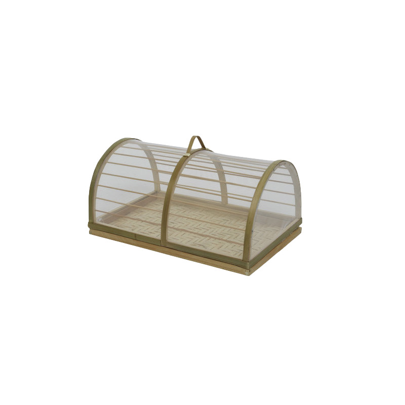 CLOCHE ALIMENTS BAMBOU NATUREL 29X19CM de Décoration de la maison à Libourne dans K002