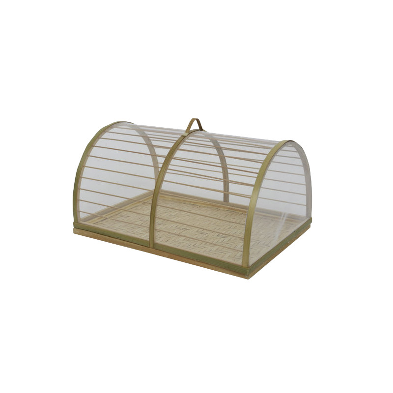 CLOCHE ALIMENTS BAMBOU NATUREL 36X25CM de Décoration de la maison à Libourne dans K002