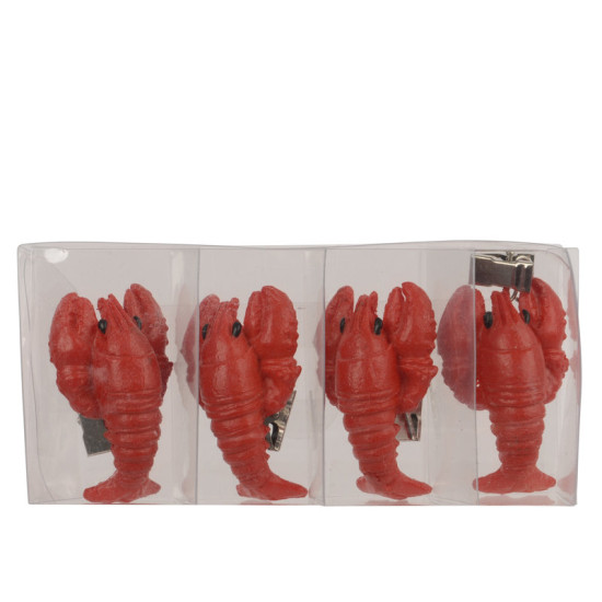 POIDS DE NAPPE HOMARD ROUGE X4 de Décoration de la maison à Libourne dans K002