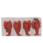 POIDS DE NAPPE HOMARD ROUGE X4 de Décoration de la maison à Libourne dans K002