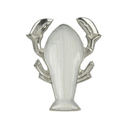 PLAT ALUMINIUM HOMARD BLANC 23X18.5CM de Décoration de la maison à Libourne dans K002