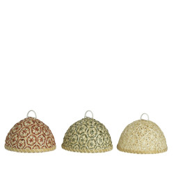 CLOCHE ALIMENTS BAMBOU 3COL D32 H22CM de Décoration de la maison à Libourne dans K002