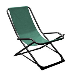 Chilienne pendulaire graphite vert - mobilier de jardin élégant de Proloisirs - Océo - table et fauteuil et mobilier de jardi...