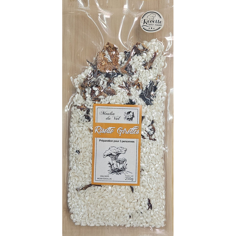RISOTTO AUX GIROLLES 250G de Table des producteurs Libourne dans 🍚 Riz du sud Ouest