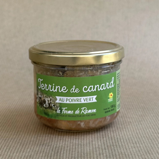TERRINE CANARD POIVRE 180G de Table des producteurs Libourne dans 🥔 Apéritifs à manger