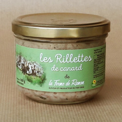 RILLETTES CANARD 180G de Table des producteurs Libourne dans 🥔 Apéritifs à manger