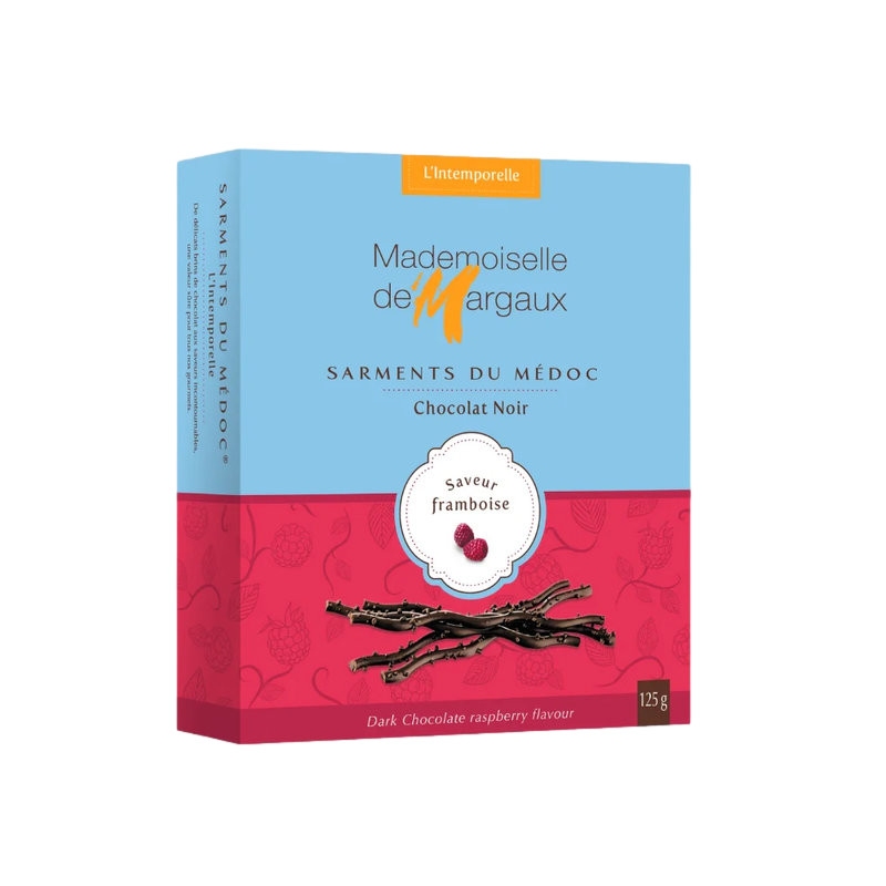 SARMENTS DU MEDOC CHOCO NOIR/FRAMBOISE 125G de Table des producteurs Libourne dans 🍫 Chocolats