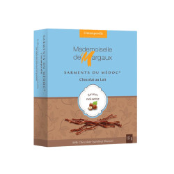 SARMENTS DU MEDOC CHOCO LAIT/NOISETTES 125G de Table des producteurs Libourne dans 🍫 Chocolats
