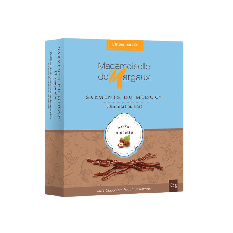 SARMENTS DU MEDOC CHOCO LAIT/NOISETTES 125G de Table des producteurs Libourne dans 🍫 Chocolats