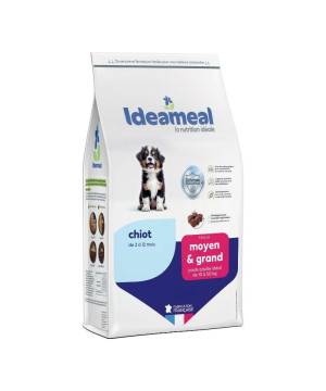 Croquettes Ideameal pour chiot de moyenne et grande taille 12kg de Ideameal dans E1051