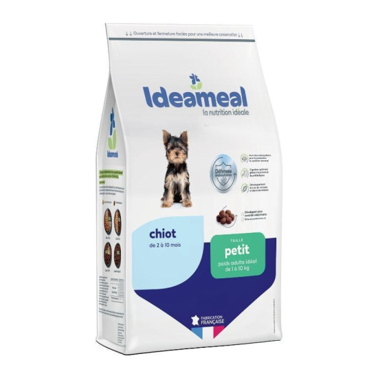 Croquettes ideameal pour chiot de petit taille, sans blé ni maîs, sac de 3kg de Ideameal dans E1051