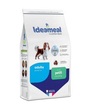 Croquettes Ideameal chien adulte de petite taille 7kg, ni blé ni maïs de Ideameal dans E1051