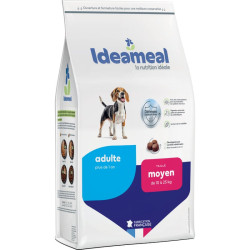 Croquettes Ideameal pour chien adulte de taille moyenne, sac de 3kg de Ideameal dans E1051