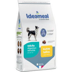 Croquettes Ideameal pour chien adult avec digestion sensible 12kg de Ideameal dans E1051