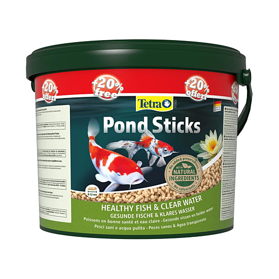 Tetra pond stick poisson 10l avec 20% gratuit de Tetra - Tetra pond - Nourriture pour poissons dans Z002