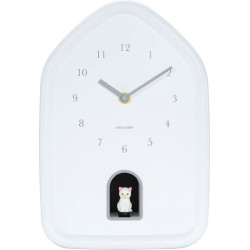 HORLOGE MURALE MODERNE CHAT BLANCHE de Décoration de la maison à Libourne dans P2051