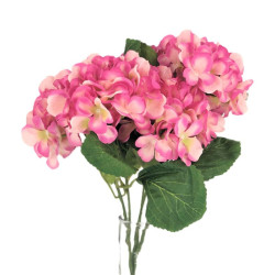 BOUQUET 5 HORTENSIAS 46CM ROSE FONCE de Décoration de la maison à Libourne dans K0301