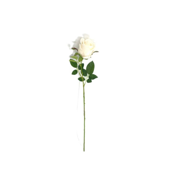 TIGE BOUTON DE ROSE BLANCHE 57CM de Décoration de la maison à Libourne dans K0301
