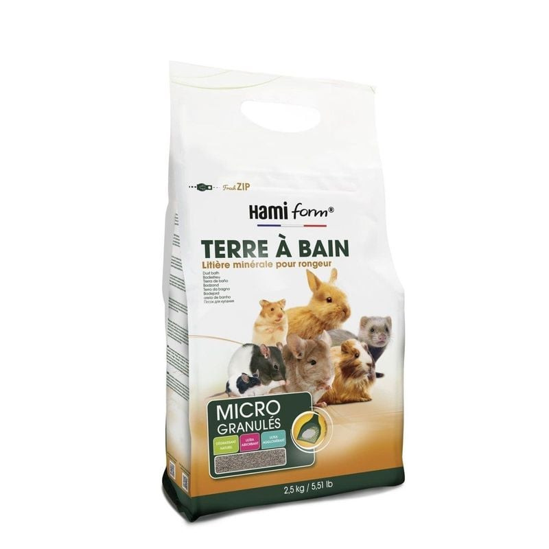 Terre a bain 2,5 kg hamiform, pour chinhilla, degue de Hamiform et Anju beauté dans S1591