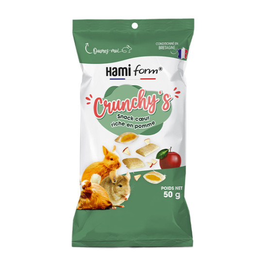 Crunchys - coeur fondant pomme 50gr hamiform de Hamiform et Anju beauté dans S1591
