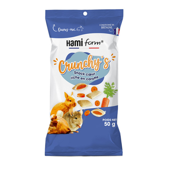 Crunchys - coeur fondant carotte 50gr hamiform de Hamiform et Anju beauté dans S1591
