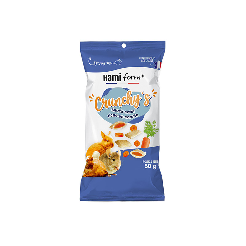 Crunchys - coeur fondant carotte 50gr hamiform de Hamiform et Anju beauté dans S1591