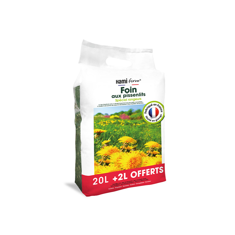 Foin premium pissenlits 20l 2l offerts hamiform de Hamiform et Anju beauté dans S1591