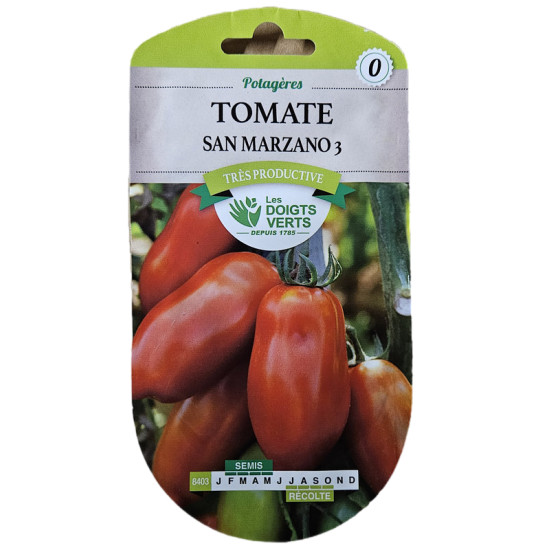 TOMATE San Marzano - graines 0,5g - Les doigts verts de Les Doigts Verts - graines de Gironde à Bordeaux dans L084