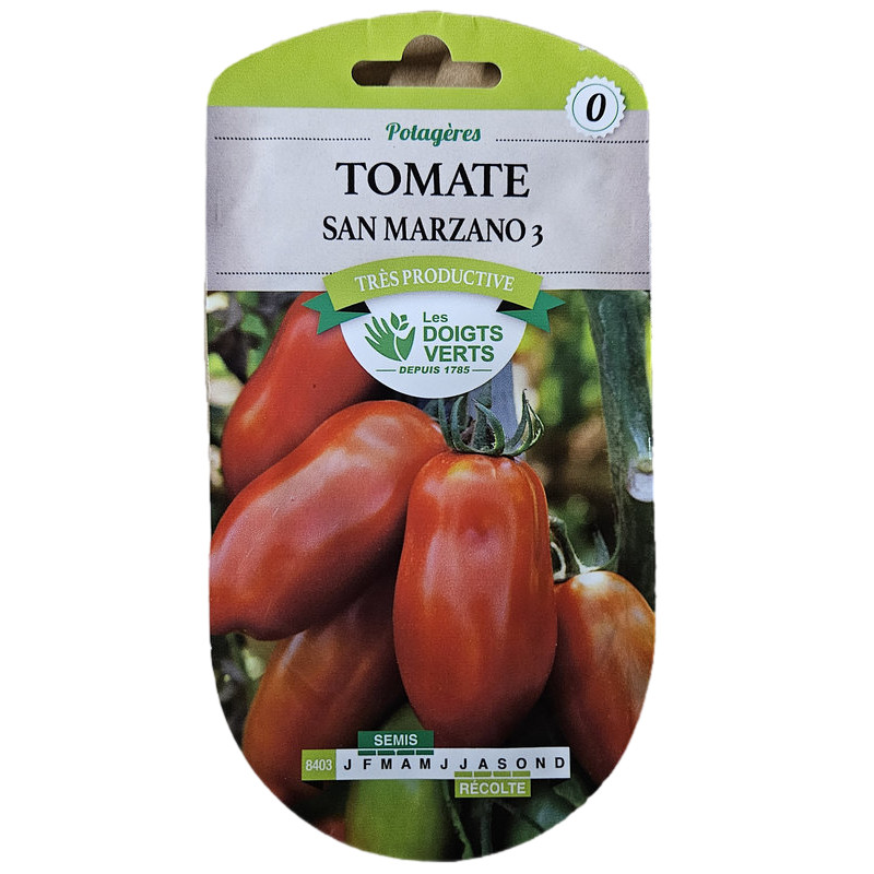TOMATE San Marzano - graines 0,5g - Les doigts verts de Les Doigts Verts - graines de Gironde à Bordeaux dans L084