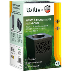 Piège Anti-Moustiques Wiliv Écologique pour Jardin - Protection Efficace contre les pontes de Wiliv - Pièges anti moustiques ...