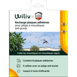 Recharge de Piège Anti-Moustiques spécial ponte Wiliv - 8 Pièces de Wiliv - Pièges anti moustiques dans F015