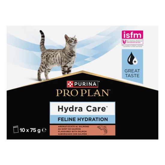 Pro plan HydraCare chats sauce au goût de saumon 10x75g de Proplan - croquette chien et chat dans N017