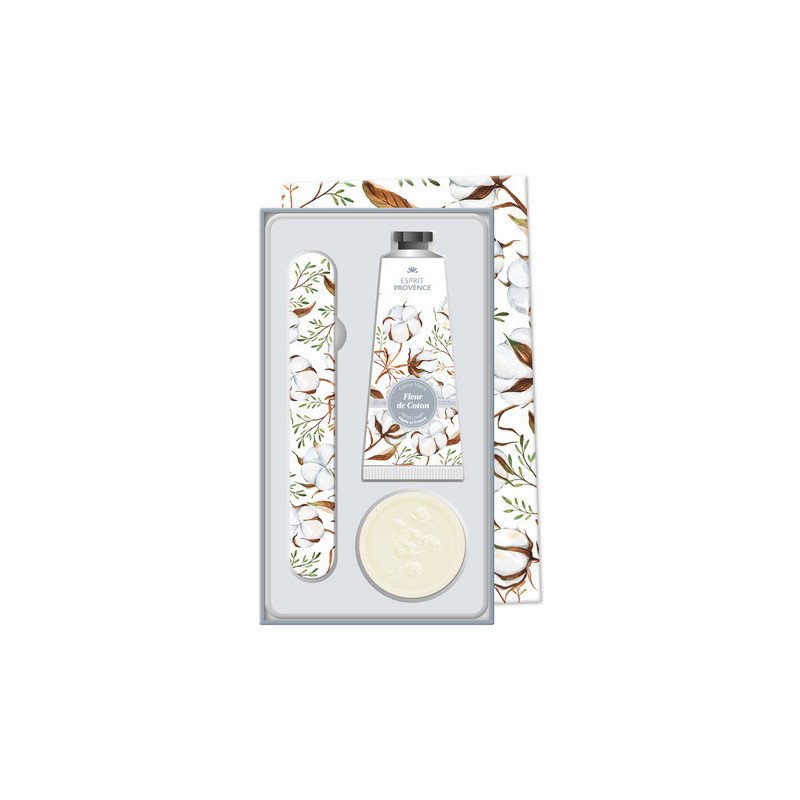 COFFRET CREME + SAVON 25G + LIME - FLEUR DE COTO de Savons 🧼et huiles essentielles Esprit de Provence 🫏 dans E1061