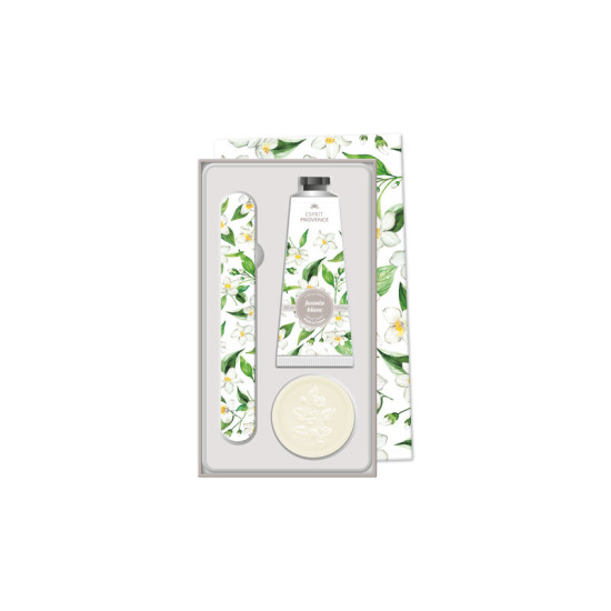 COFFRET CREME + SAVON 25G + LIME - JASMIN de Savons 🧼et huiles essentielles Esprit de Provence 🫏 dans E1061
