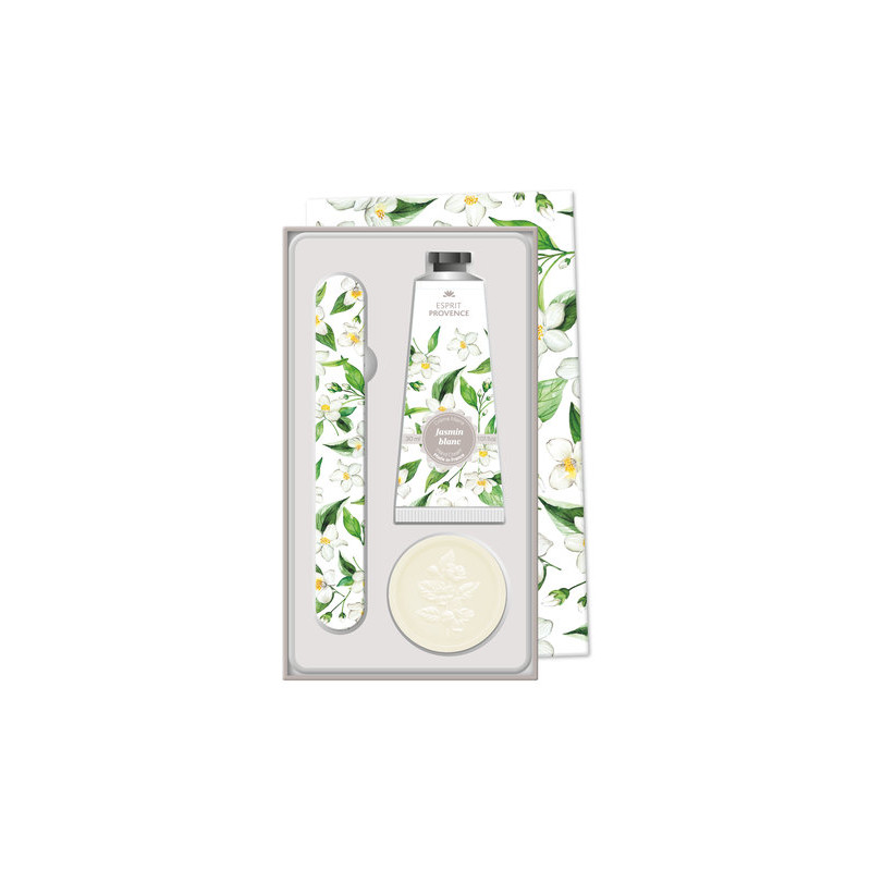 COFFRET CREME + SAVON 25G + LIME - JASMIN de Savons 🧼et huiles essentielles Esprit de Provence 🫏 dans E1061