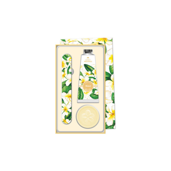 COFFRET CREME + SAVON 25G + LIME - MONOI de Savons 🧼et huiles essentielles Esprit de Provence 🫏 dans E1061