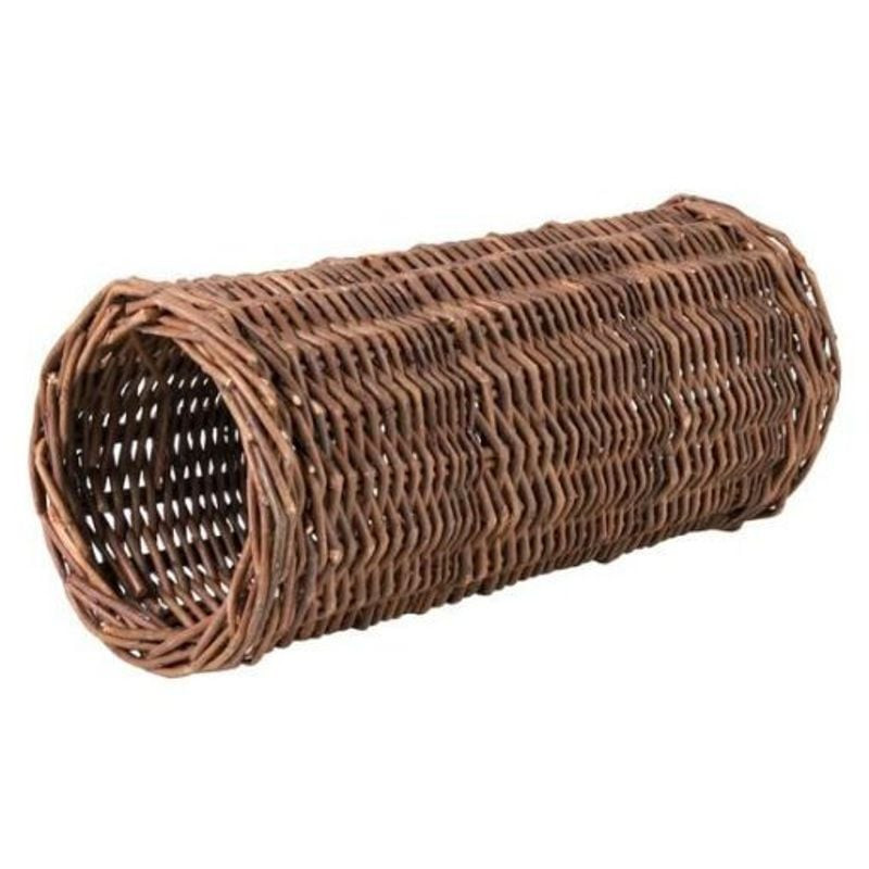 Tunnel hamster en osier 10×25cm de Trixie - Produit pour animaux dans T050