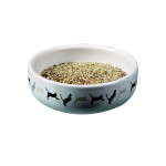 Herbe à chats + gamelle céramique 15×4cm 50 g de Trixie - Produit pour animaux dans T050