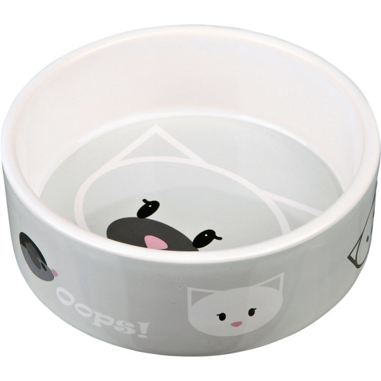 Gamelle Mimi céramique 0,3 l/ø 12 cm de Trixie - Produit pour animaux dans T050