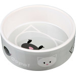 Gamelle Mimi céramique 0,3 l/ø 12 cm de Trixie - Produit pour animaux dans T050